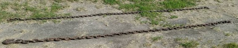 lot 217 image: Lot of 2 12 foot chains 12 and 14