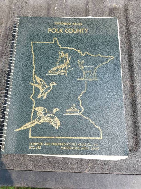 lot 248 image: Antique Polk County Atlas from 1976