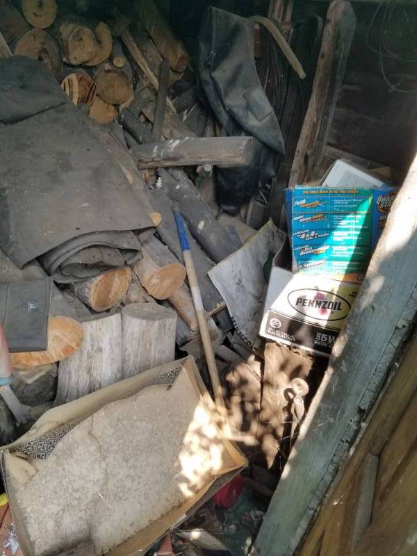 lot 261 image: Dry Fire wood in the shed plus the other contents