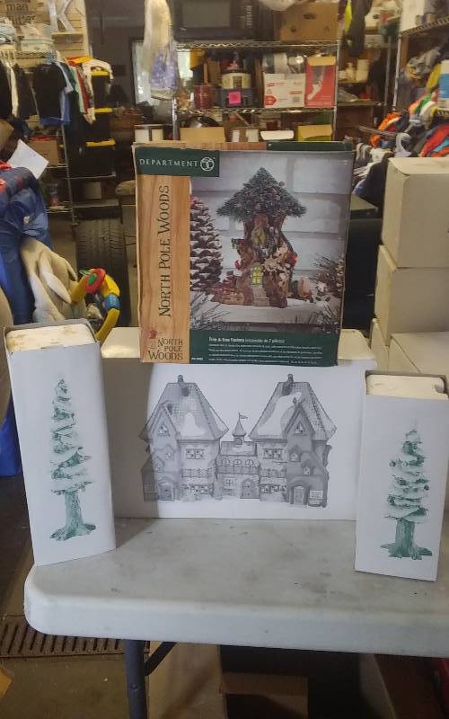 lot 47 image: Department 56 North Pole Woods