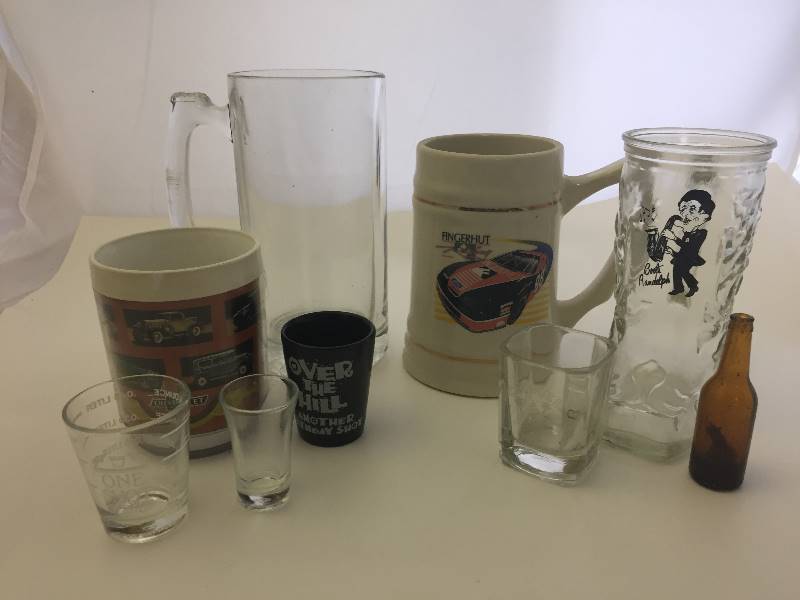 lot 50 image: Beer Steins Mugs Shot Glasses More