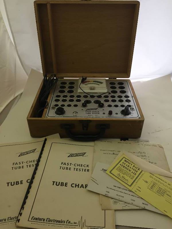lot 153 image: Century Fast Check Tube Tester