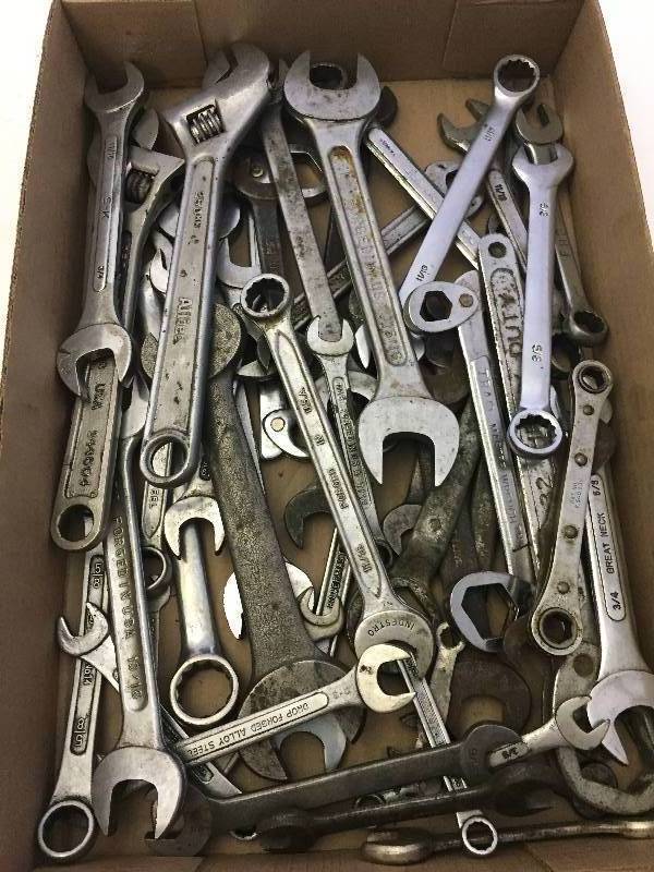 lot 22 image: Huge Lot of Wrenches