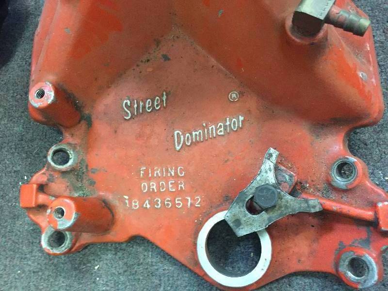 lot 7 image: Holley Street Dominator Intake Manifold Chevy Small Block