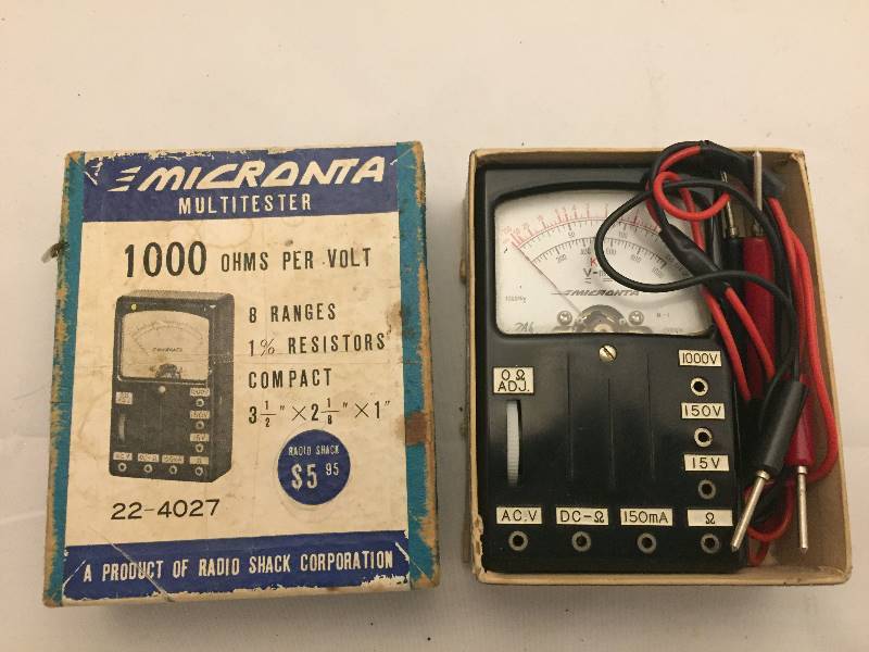 lot 190 image: Micronta Multitester