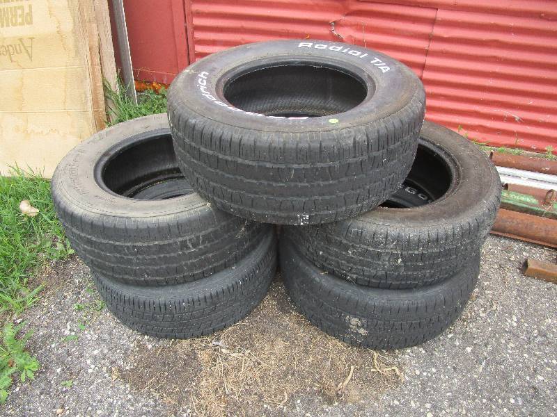 lot 52 image: all 5 tires to go great for dcor and flowers