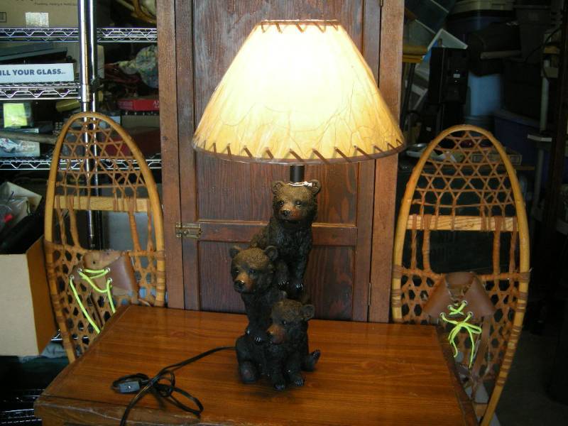 Black Bear Table Lamp