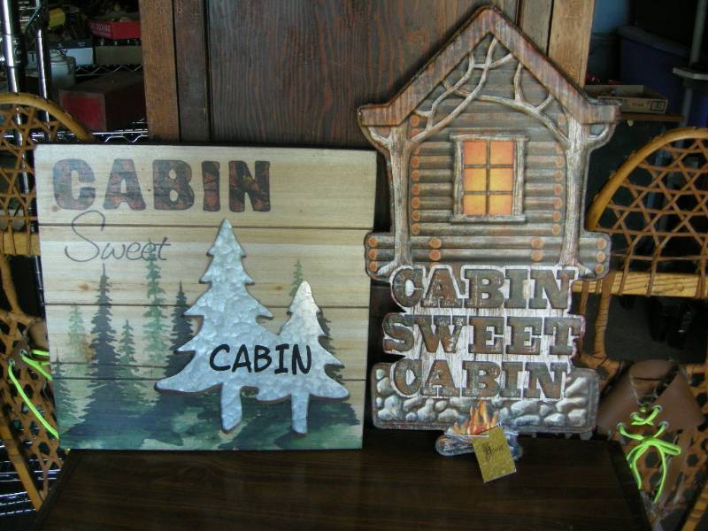2 Cabin Sweet Cabin Signs