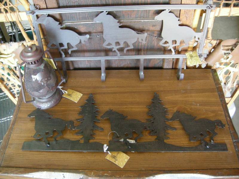 Metal Horse Hooks, Lantern, Hanging