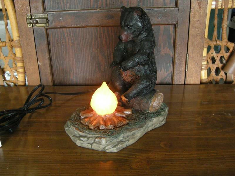 Black Bear Campfire Light