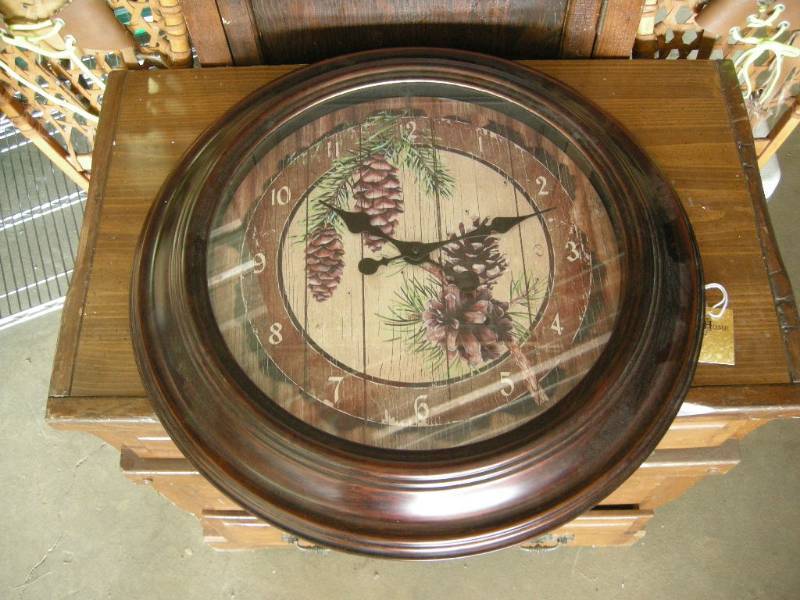 Pine Cone Clock