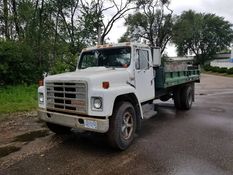 1989 International Single Axle Dump  with Contractor Dump Box