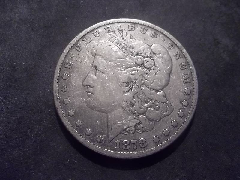 1878 7 Tail Feathers Morgan Silver Dollar