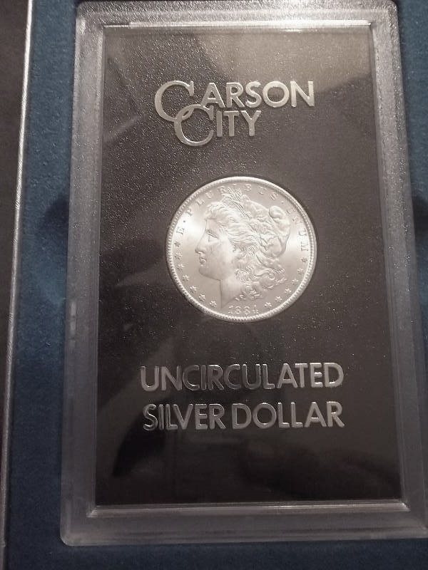 1884 CC Morgan Silver Dollar GSA With Box & Cert