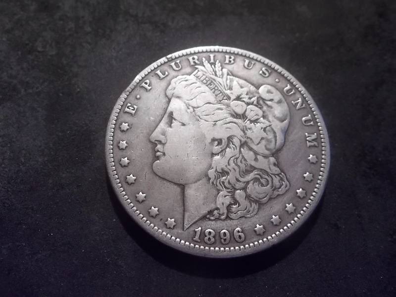 1896 O Morgan Silver Dollar