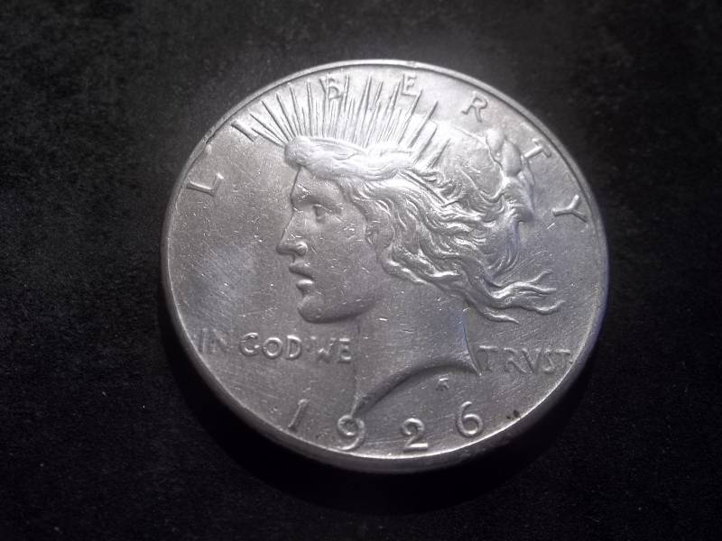 1926 S Silver Peace Dollar