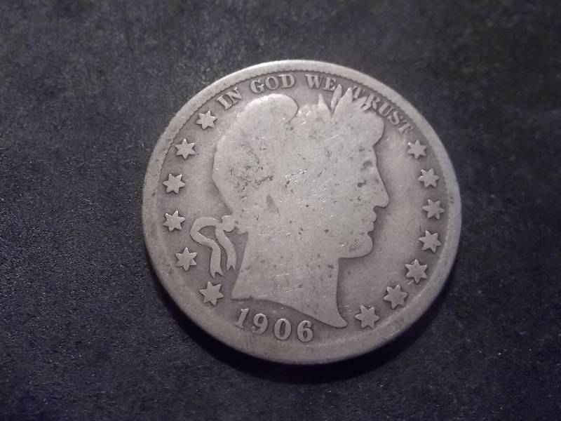 1906 O Barber Half Dollar