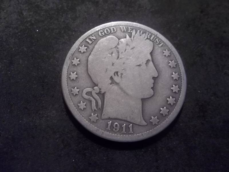 1911  Barber Half Dollar