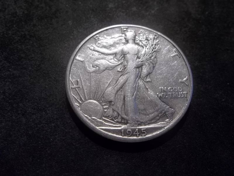 1945 D  Walker Half Dollar