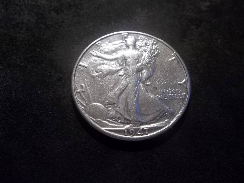 1947 D Walker Half Dollar