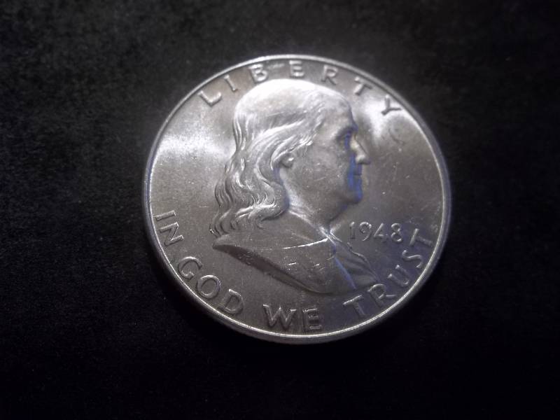 1948 D Franklin Half Dollar