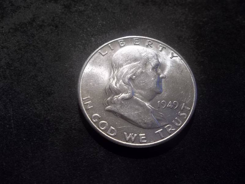 1949 S Franklin Half Dollar