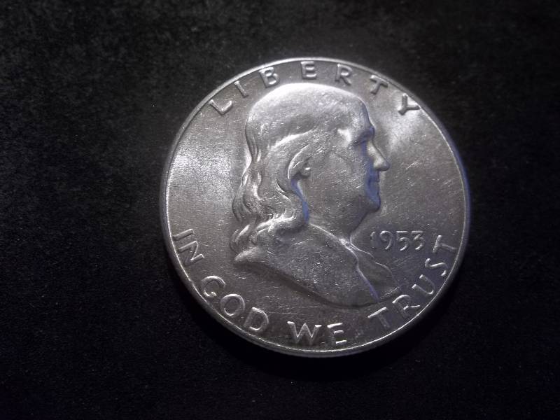 1953 S Franklin Half Dollar