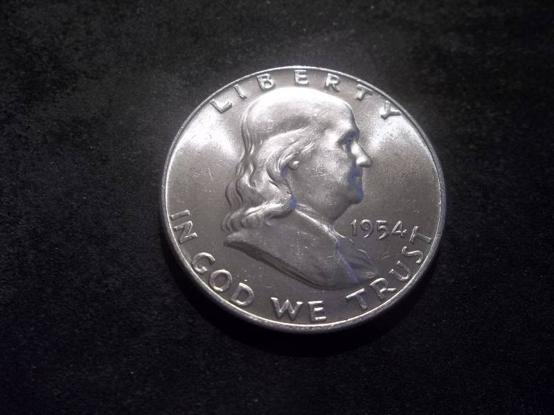 1954 D Franklin Half Dollar