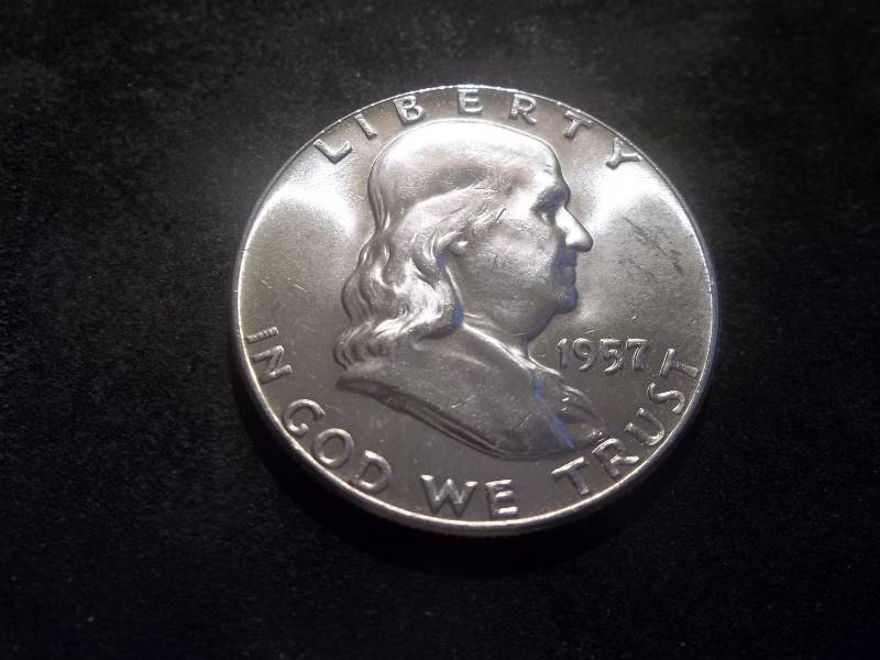1957  Franklin Half Dollar