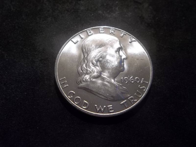 1960 D  Franklin Half Dollar
