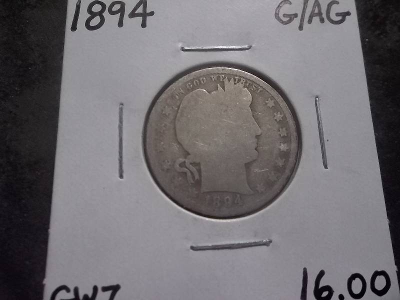 1894  Barber Quarter
