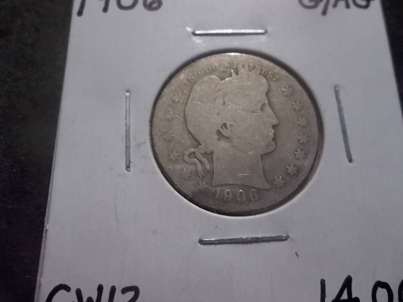 1906 Barber Quarter