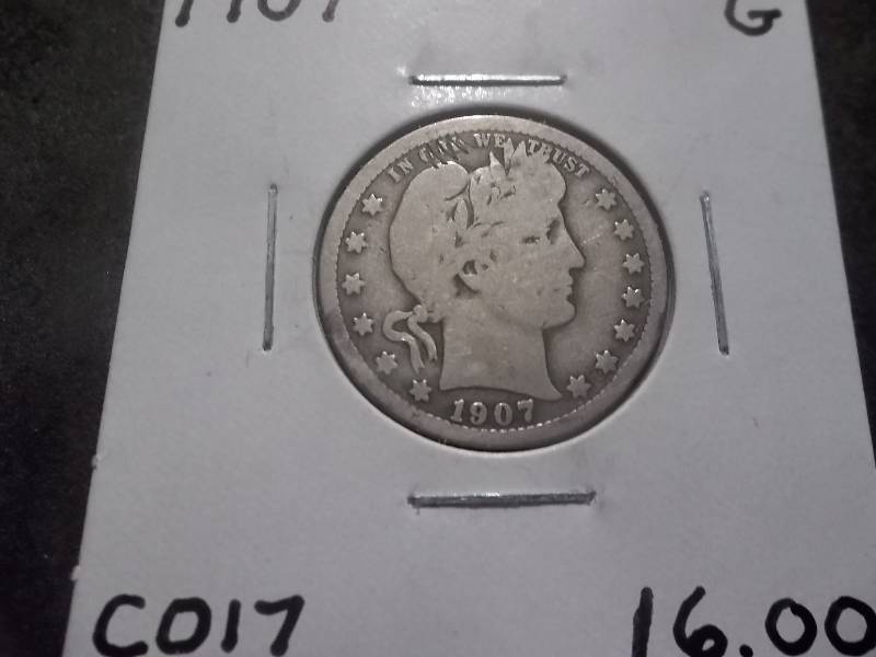 1907 Barber Quarter