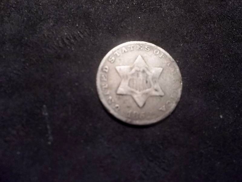 1852 3-Cent Silver In VG