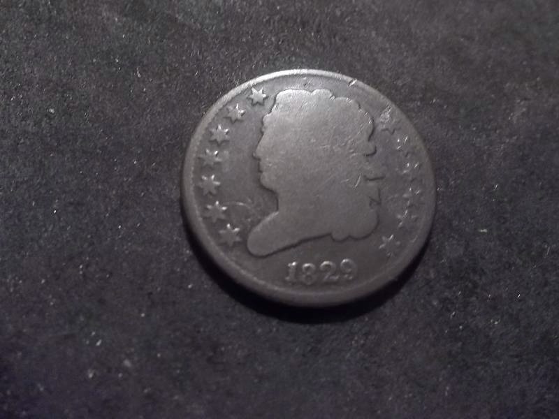 1829 Half Cent Piece