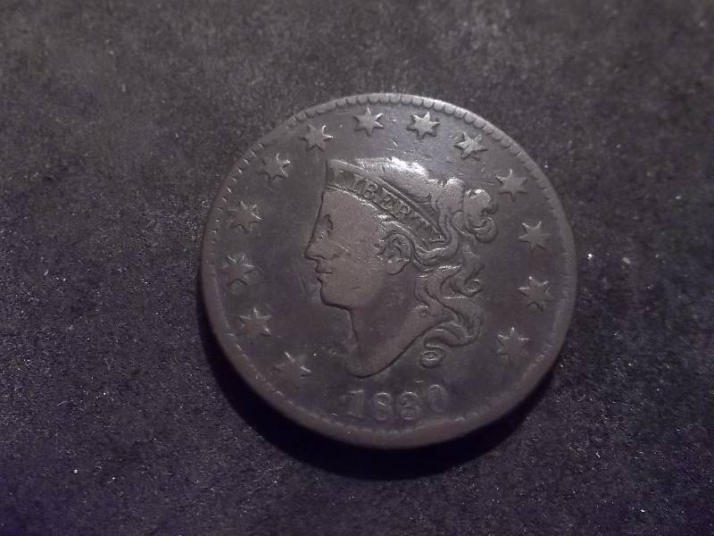 1830 Large Cent Large Letters