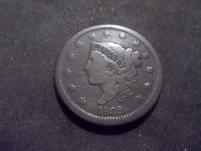 1838 Matron Head Large Cent
