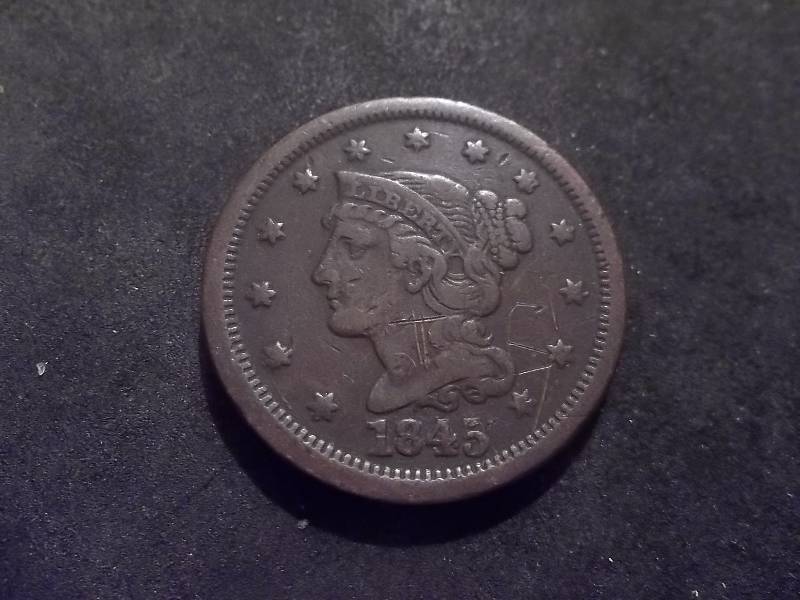 1845 Large Cent