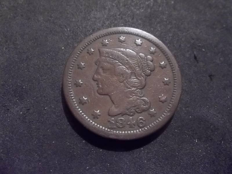1846 Large Cent Small Date