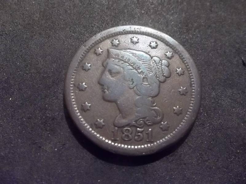 1851 Large Cent