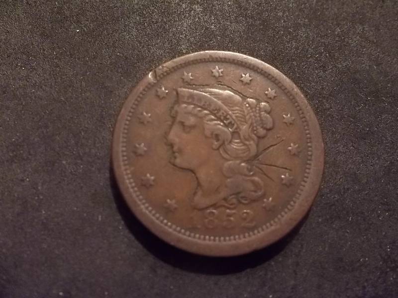 1852 Large Cent