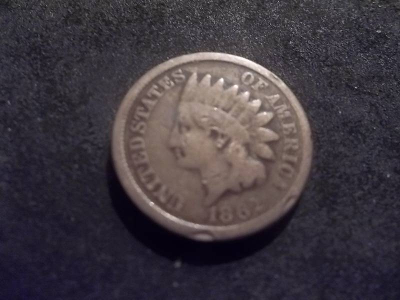 1862 Indian Head Cent