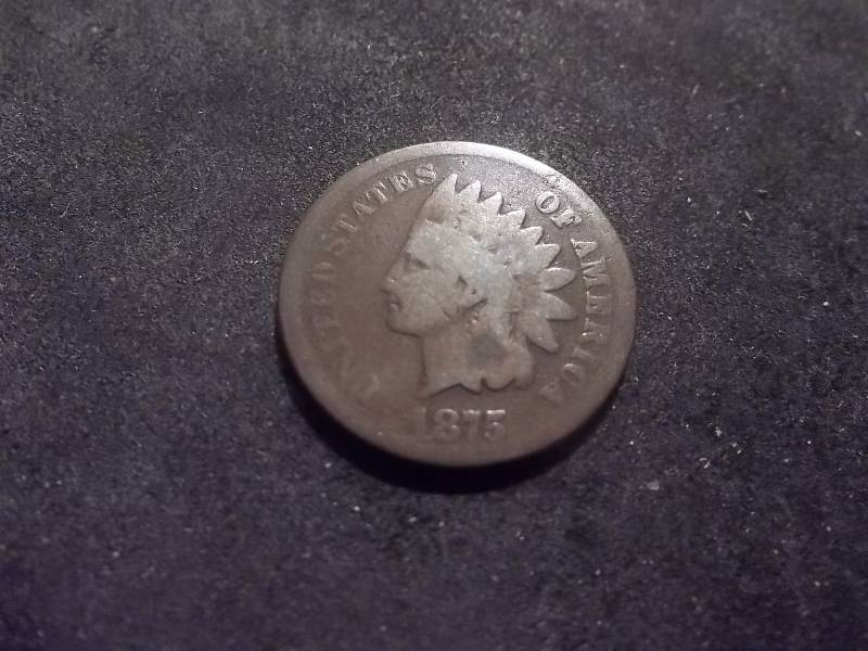 1875 Indian Head Cent
