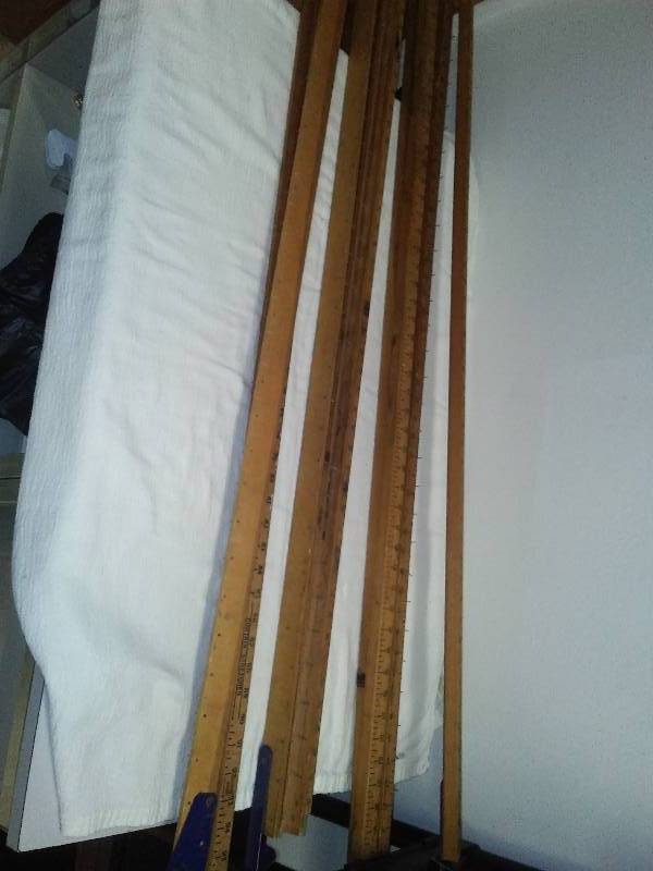 Antique curtain stretcher