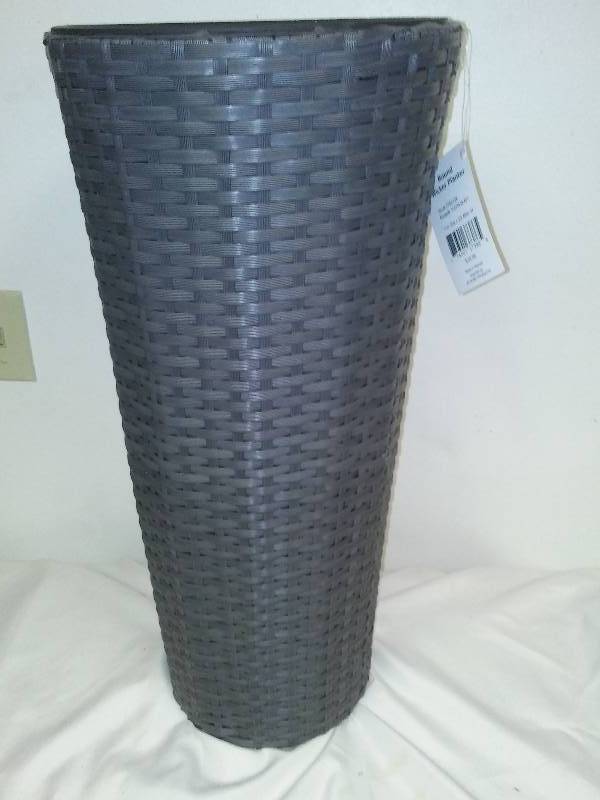 NEW indoor outdoor wicker vase,