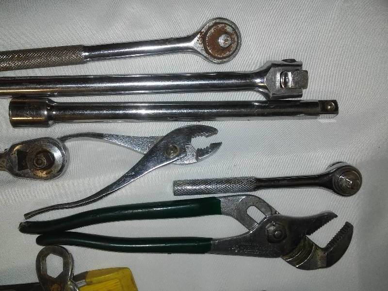 toolbox and tools