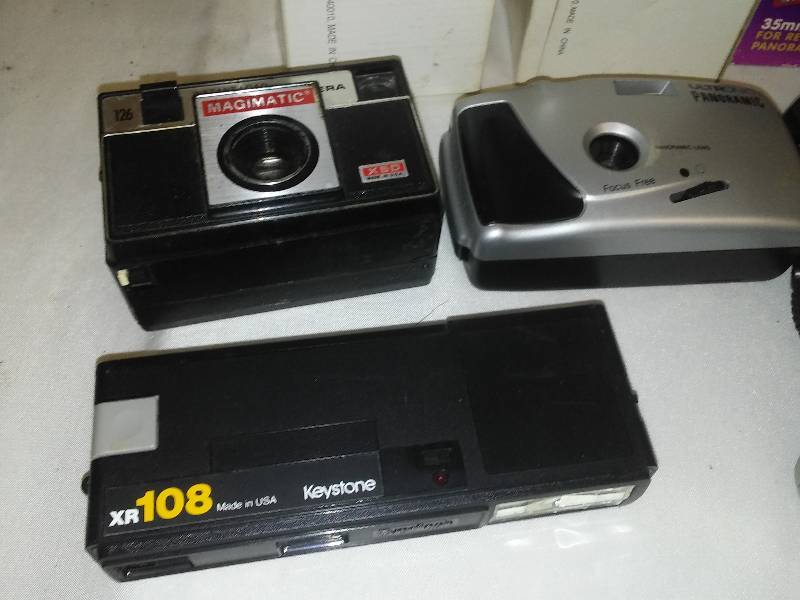 11 cameras, some vintage