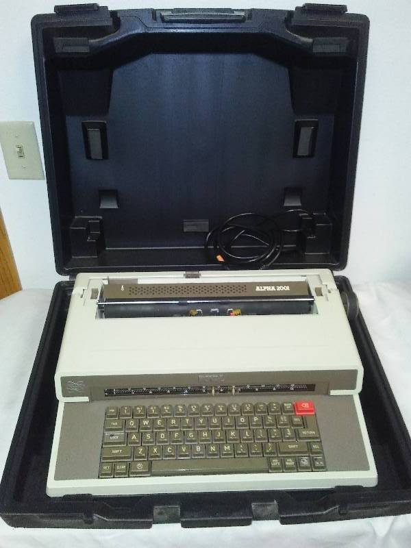 Royal alpha 1 electric typewriter near mint