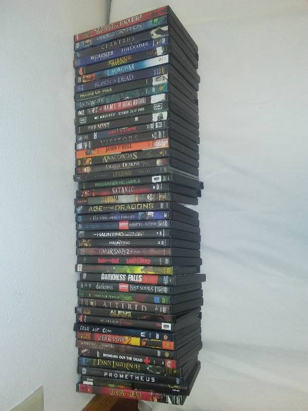 43 DVDs horror Sci-Fi movies