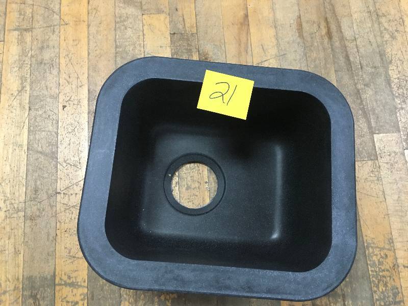 lot 21 image: Swanstone US1210015 Black Galaxy Undermount not used